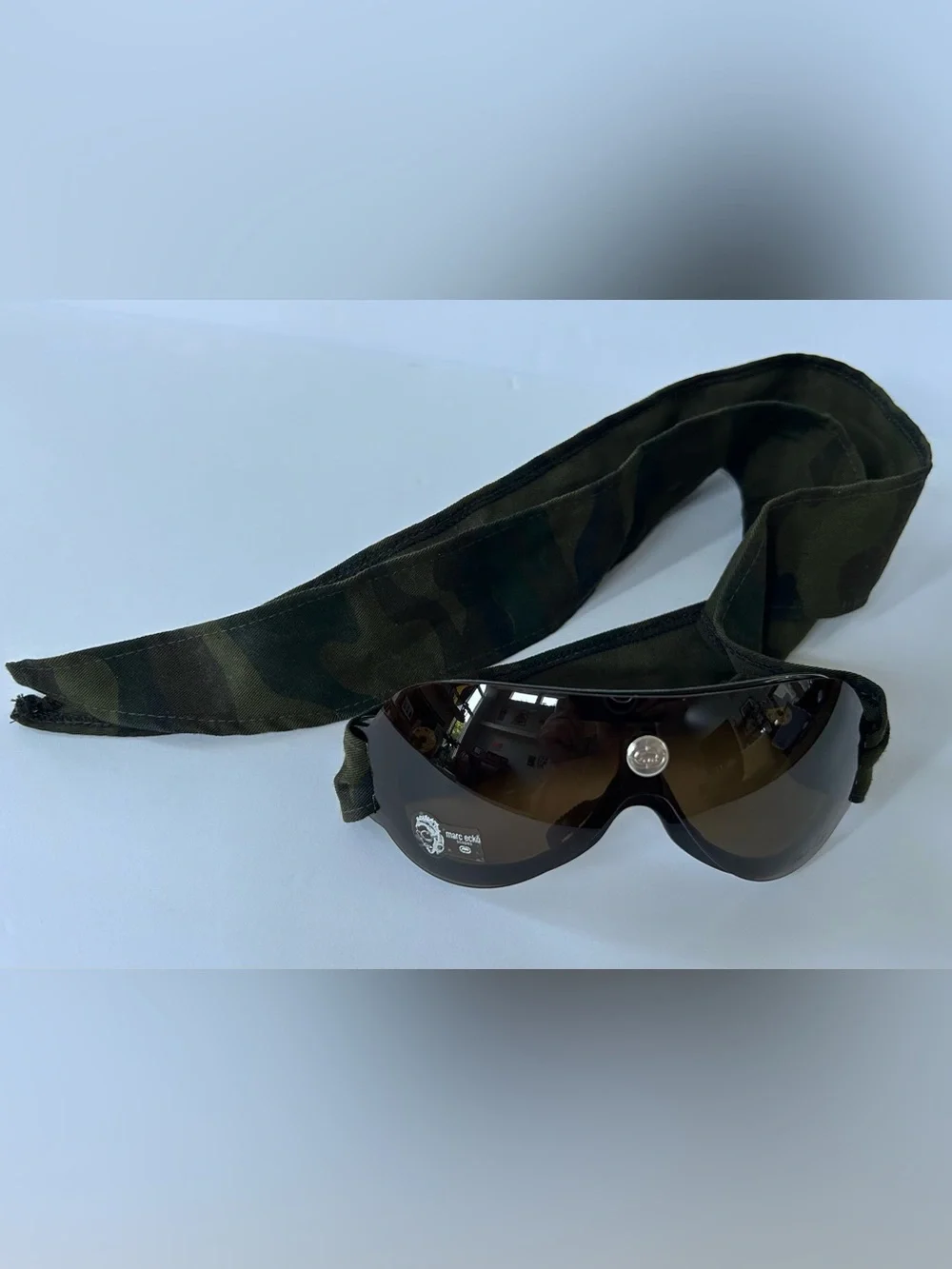 Marc Ecko Black Shield Camo Bandana Sunglasses